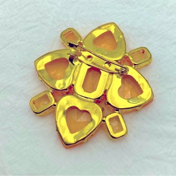 Vintage April Cornell Gemstone Brooch - Picture 3 of 3